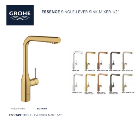 Grohe Essence Kitchen Tap 30270 廚房伸縮龍頭