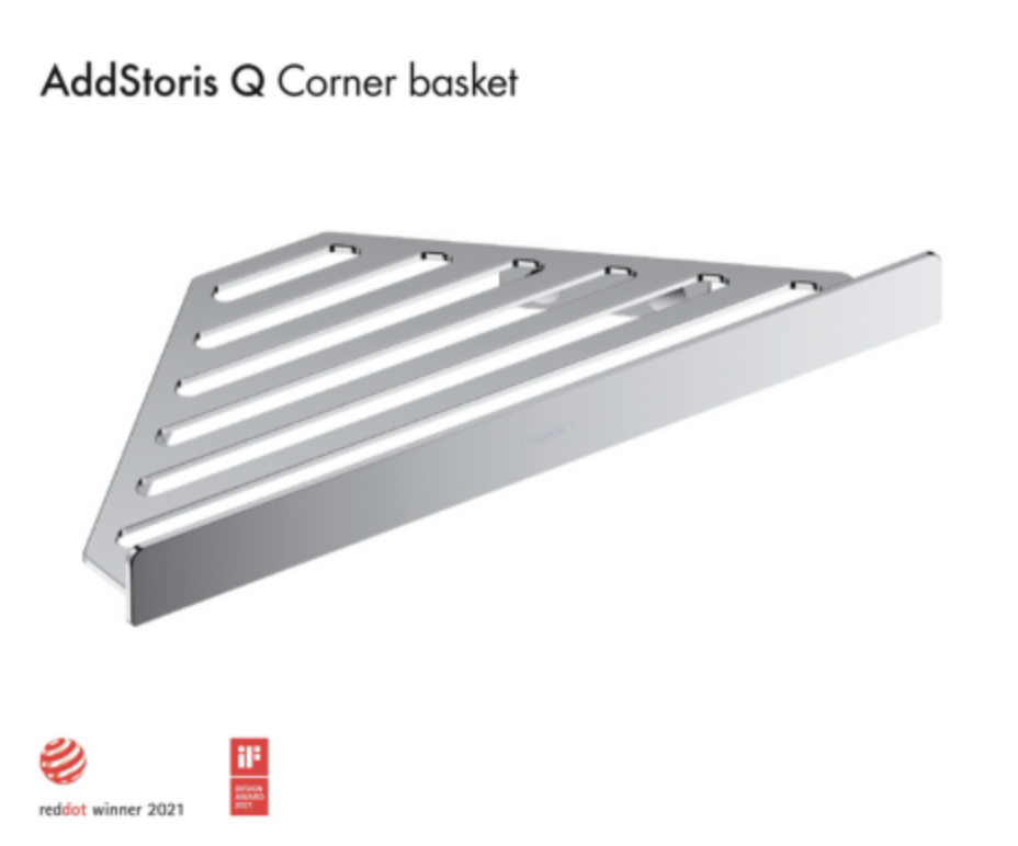 Hansgrohe AddStoris Q 轉角置物籃