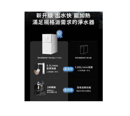 Philips AUT7005 廚下瞬熱飲水機