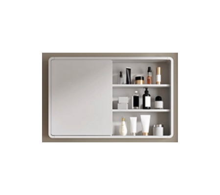 80公分鏡箱｜實木烤漆防水鏡櫃｜除霧‧LED‧觸控‧高質感衛浴鏡箱