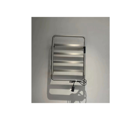 電熱毛巾桿｜64×47.5×8.8公分｜LED觸控‧碳纖維發熱‧304不鏽鋼防水設計