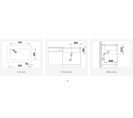 BLANCO SUBLINE 廚下安裝水槽