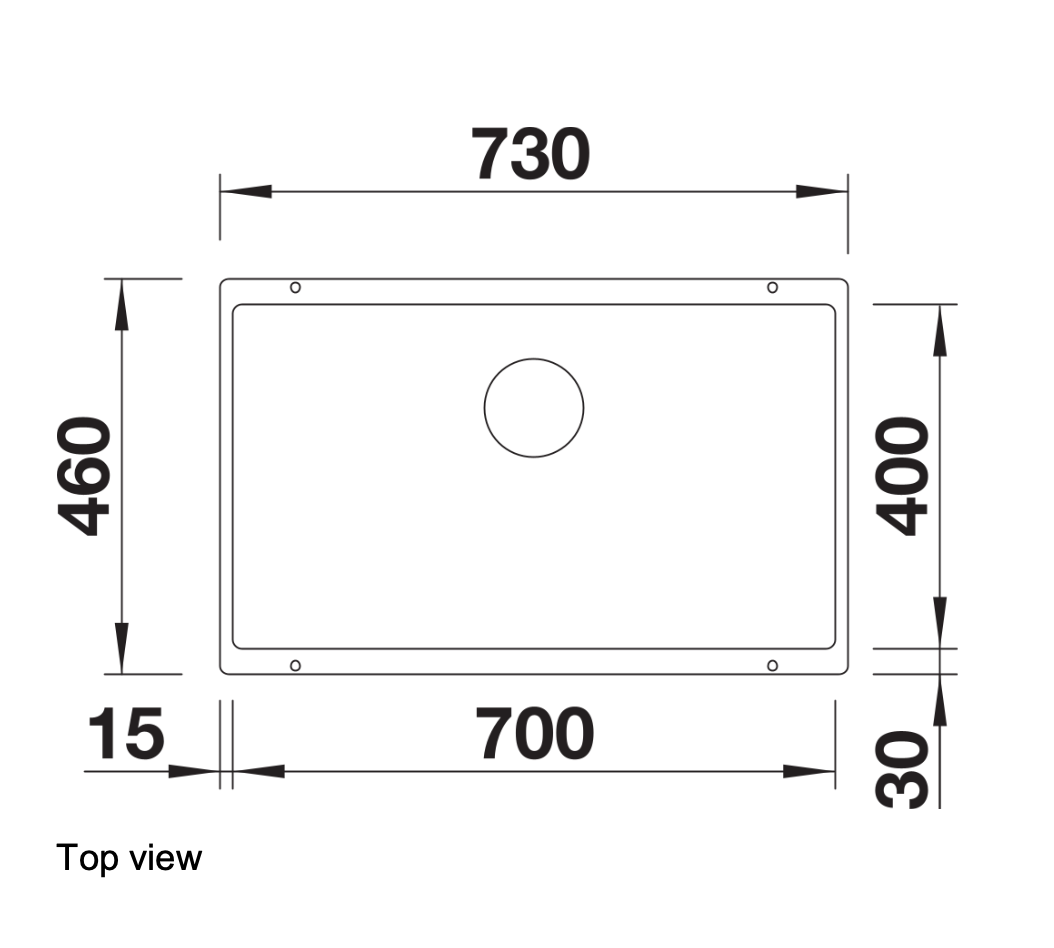 BLANCO SUBLINE 廚下安裝水槽