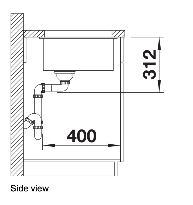 BLANCO SUBLINE 廚下安裝水槽