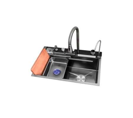 飛雨瀑布水槽｜三種尺寸68/75/80CM｜黑/金/白三色選擇