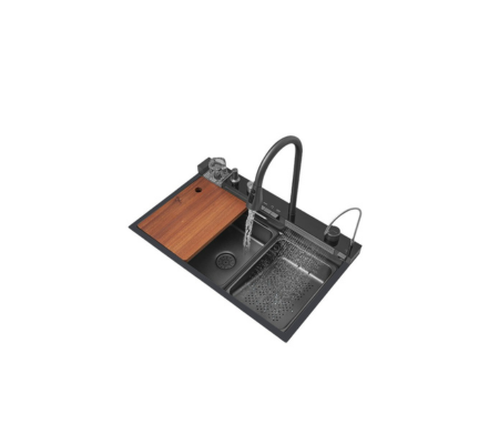 飛雨瀑布水槽｜三種尺寸68/75/80CM｜黑/金/白三色選擇