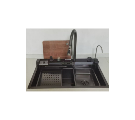 飛雨瀑布水槽｜三種尺寸68/75/80CM｜黑/金/白三色選擇