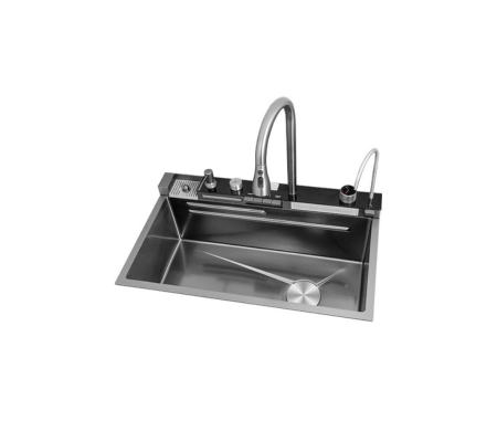 飛雨瀑布水槽｜三種尺寸68/75/80CM｜黑/金/白三色選擇