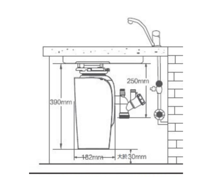 KitchenPro S800 廚下型廚餘處理機